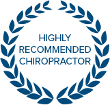 Chiropractic Washington DC Highly Recommended Chiropractor Badge